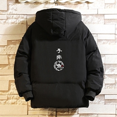 MY16070-P100加厚加绒连帽衣男大码服男面包服男砖墙挂拍，男装棉衣，电商A040A