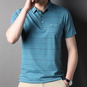 夏季polo短袖中年男士潮流百搭半袖休闲上衣男装商务休闲体恤夏装图片