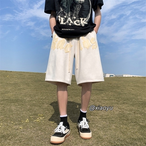 XZ616 夏季新款麂皮绒发泡短裤休闲裤 TY849 P45控55图片