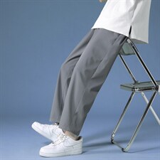 冰丝裤春款2023新款休闲运动九分裤舒适直筒裤1216-特批：20，男装休闲裤，星座718-1
