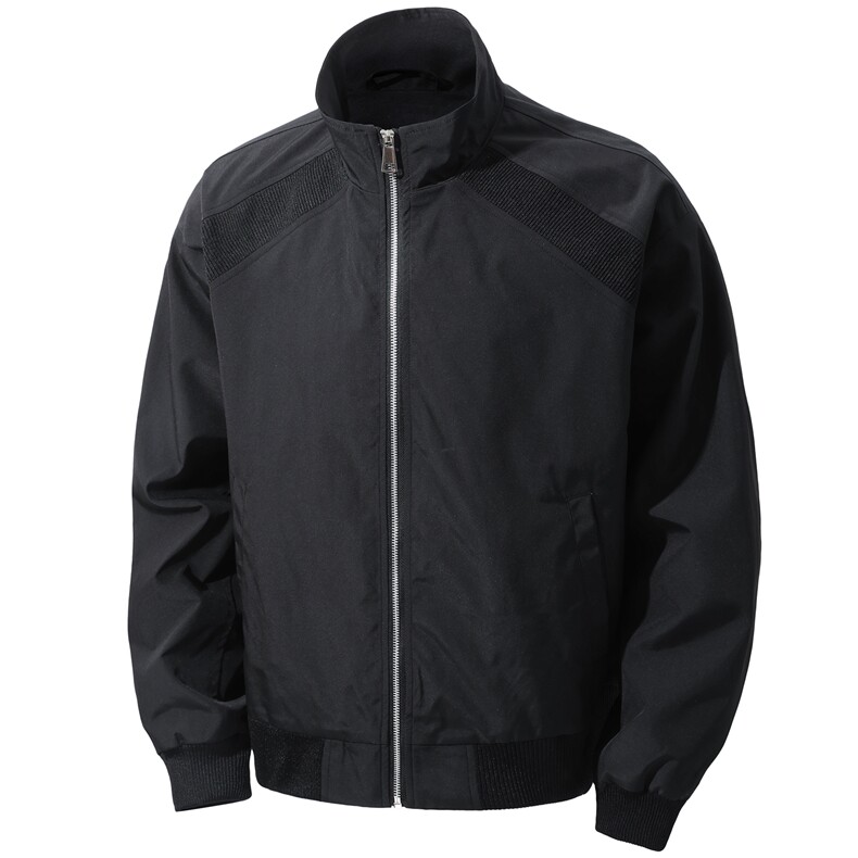 JK008立体白底春装拼接工装立领夹克聚酯纤维(M-5XL)TP35,男装夹克,电商A088