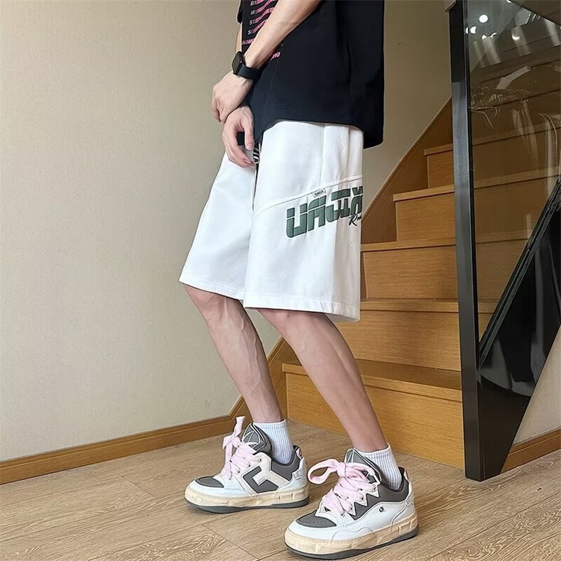 男新款青少年时尚鹿皮绒休闲短裤D1072P33,男装牛仔裤,星座1116-2