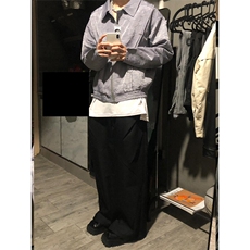 柳钉褶皱纹理压花外套设计感潮小众夹克JK186特P70，男装夹克，星座908-1