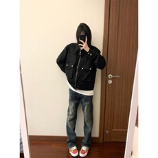 【有货】cleanfit短款外套男高级感痞帅美式工装夹克J627LL-特P65，男装夹克，星座1007（原301D）
