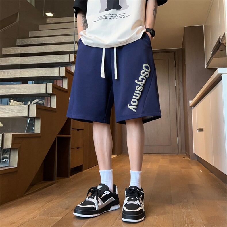 ！2025夏季男士潮流发泡短裤百搭学生简约五分裤DK268特P25,男装休闲裤,电商B220