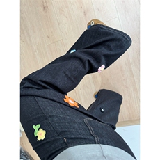 【有货】DKAT30-特P45高质量重工绣花显瘦牛仔裤抖音得物现货，男装牛仔裤，星座603-2