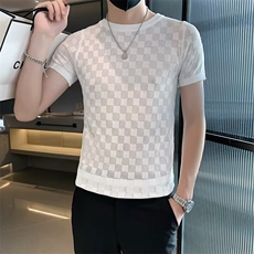 圆领文艺短袖时尚潮牌新款慵懒青春流行潮潮流夏季男纯色标准T恤，男装T恤，星座1013