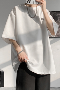8XL-M 重磅！特大码T潮牌上衣男中性华夫格短袖T恤DX304P25控39图片