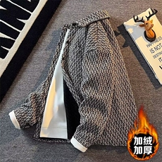 复古小香风外套男士春秋款高级感潮流翻领格子衬衫休闲男夹克，男装夹克，星座1013-1
