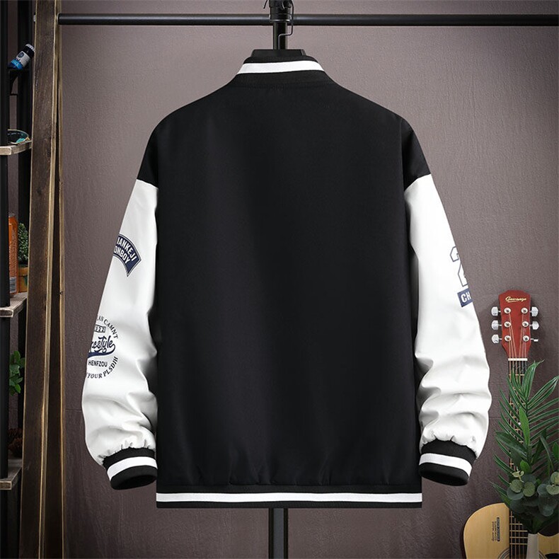 2025春季跑量秋棒球服夹克男士韩版外套潮流JK1166-P35,男装夹克,星座1105