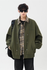 现货上新加棉加厚假二件寸衫夹克大码棉衣JK2589加棉P90，男装夹克，星座301B-2（原A443-1）