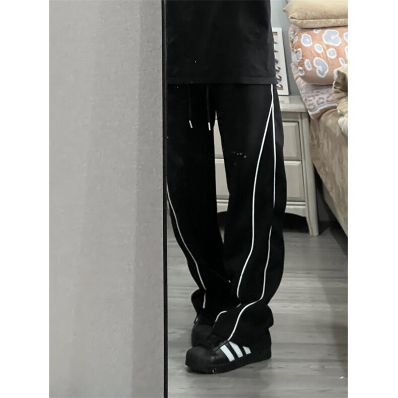 【网图有货】欧美hiphop裤子美式高街抽绳运动裤男夏季S48LL-P38，女装休闲裤，星座1007（原301D）