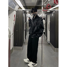 【有货】cleanfit皮衣外套男春秋高级感痞帅飞行员夹克W190CC-P92，男装夹克，星座1007（原301D）