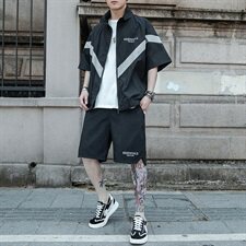 夏季新款套装男薄款韩版防晒衣休闲两件套DS774T，男装休闲裤，电商A102