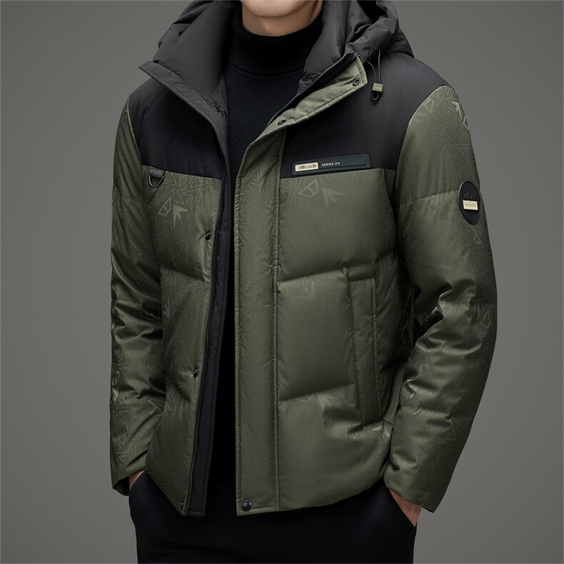 DAJ23809钱塘2020-2新款百搭冬季厚款中年男士羽绒服外套P230图片