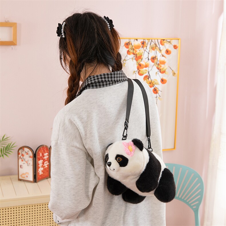 肥肥毛绒斜挎包，凯峰毛绒玩具包