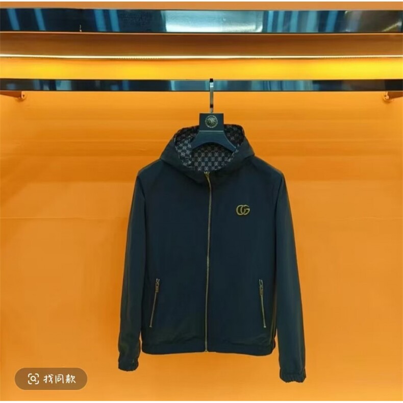 (网络图慎用有大货)连帽双面穿男士夹克时尚欧货313B-JK2240-P105,男装夹克,星座313B