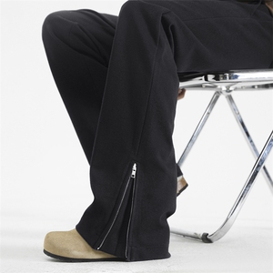 重磅华棉拖地裤脚口拉链设计高街美式休闲裤 X1660-特批38，男装休闲裤，星座718