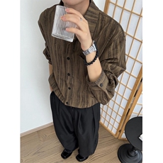 原宿文艺日系慵懒百搭新款简约长袖衬衫ins潮流时尚气质C558，男装衬衫，星座1116A（原606A-3）