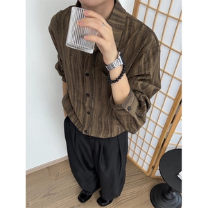 原宿文艺日系慵懒百搭新款简约长袖衬衫ins潮流时尚气质 C558图片