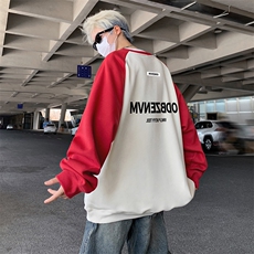 抖音得物高品质重磅二开全棉阔版支持退换360克插肩圆领卫衣0104，男装卫衣，电商A486