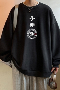 圆领卫衣男大码加厚加绒长袖t恤男S6070-P28 加绒款-P33图片