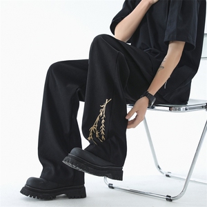 量大优 供视频 冰丝风刺绣长裤 CK28 m-5XL 特P35图片