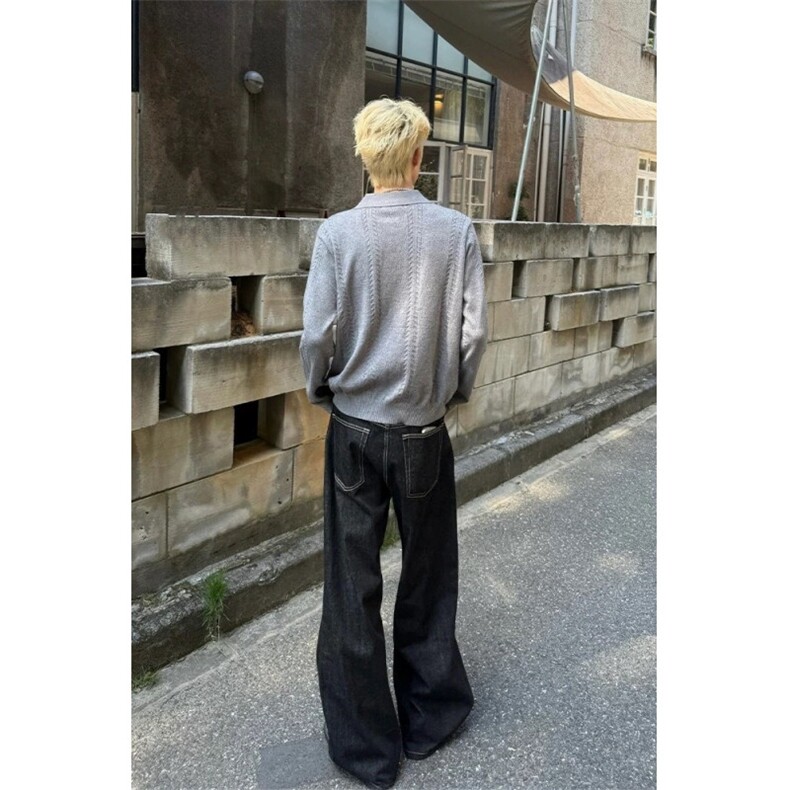百搭ins慵懒毛衣原版包芯线时尚文艺流行新款原宿MZ846-P56,男装针织衫/毛衣,星座412-3