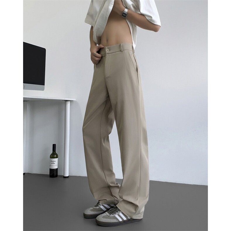 2025美式修身微喇休闲裤 薄款Vibe裤子男K6002-特P33图片