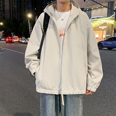 夜景连帽多色冲锋衣户外品质外套光版纯色二开A406JK1208特P71，男装夹克，星座309（原A406）
