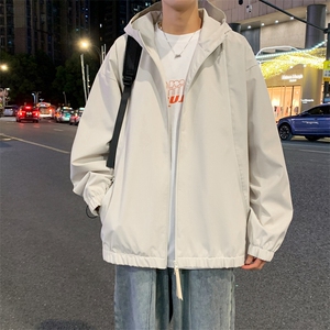 夜景连帽多色冲锋衣户外品质外套光版纯色二开 A406 JK1208 特P71图片
