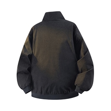90%绒夹克式羽绒服男立领休闲加厚白鸭绒外套YR007-P205，男装夹克，星座210-1