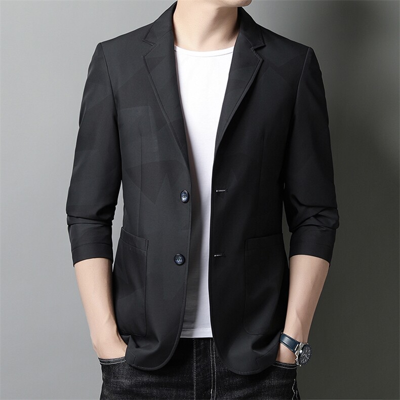 西服男2023春季新款中青年男士西装外套商务休闲潮流便服单西上衣,男装西服,电商B212（原钱塘6029）