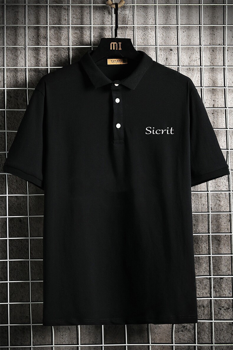 PL57098-P35翻领短袖polo衫男大码胖子半袖t恤男有领保罗衫,男装Polo衫,电商A040A