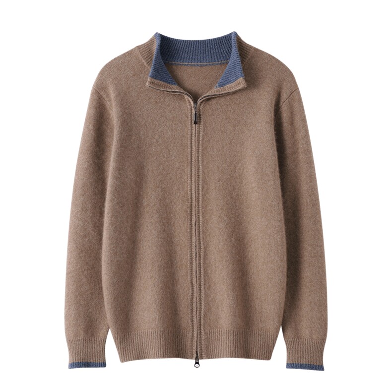 男士圆领长袖毛衣修身针织衫男装时尚百搭羊毛上衣,男装羊毛衫,琳华羊绒