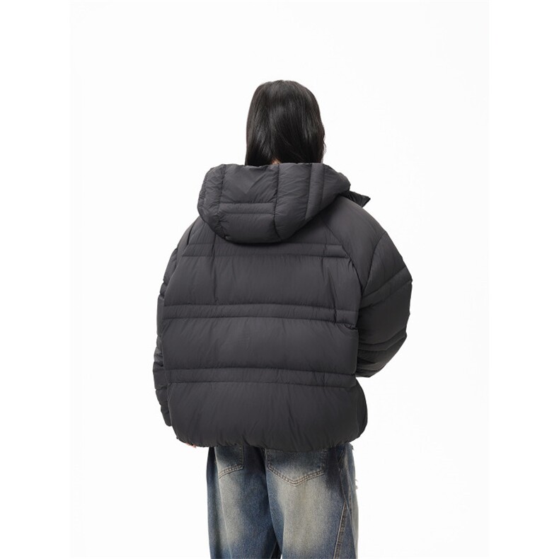 90%绒新标有报告连帽韩版宽松羽绒服上衣Y986/P350现货,男装羽绒服,星座202-3