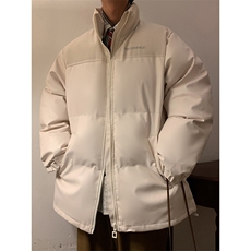 冬季皮棉衣潮流加厚立领保暖休闲棉服字母印花男A266-P01-P80，男装棉衣，电商A266