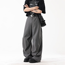 （现货）美式复古廓形伞兵裤男女休闲机能裤XZ211-1-K2510-P65，男装休闲裤，星座211-1