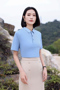 无痕动感纯棉短袖POLO衫工作服T恤男纯色商务员工衣图片