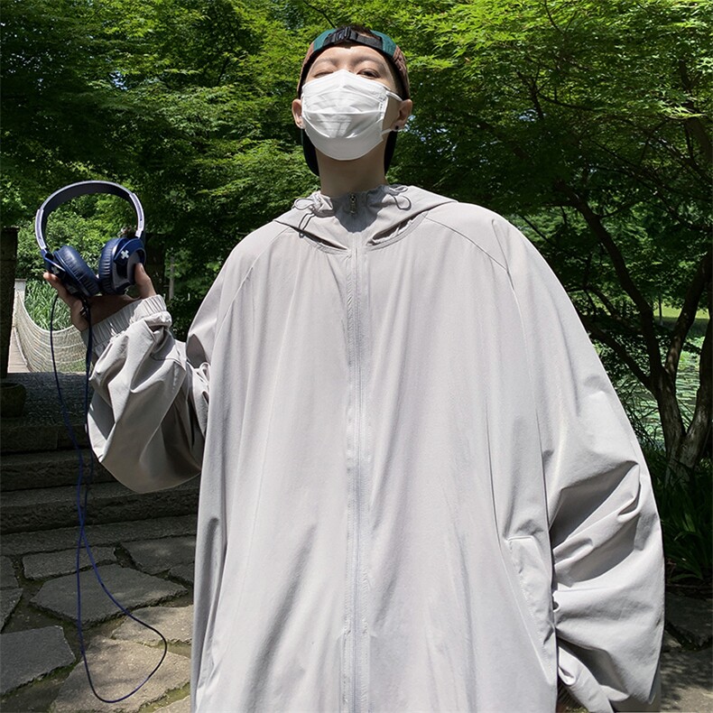 防晒衣男夏季轻薄款夹克宽松防晒服休闲户外冲锋衣外套F0598-P43,男装夹克,星座308B-2