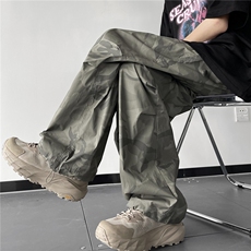 XZ612-K668-P65控88高品质！美式复古迷彩速干尼龙伞兵裤1，男装休闲裤，星座612