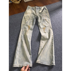 【高质量档口现货特批48量大可谈】破洞牛仔裤610A-Y5183，男装牛仔裤，星座610A