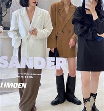 3130#秋冬新款开衩西装，女装西装，mm+ 里墨恩