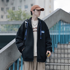 citboy街拍秋冬大麻花开衫连帽高品质卫衣夹克外套WK221-P60控88，男装卫衣，电商B370