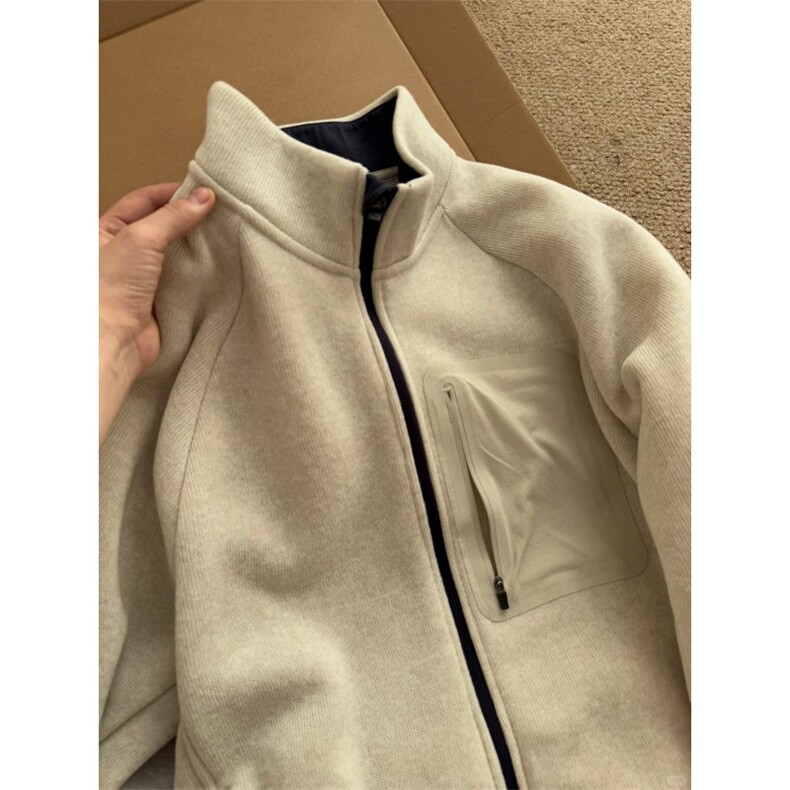 网图慎用！针织拉链夹克外套1302-GS10-P78成分100聚酯纤维,男装夹克,星座1302