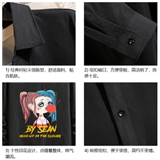 长袖衬衫男士大码宽松衬衣男寸衫砖墙CS15298-P38，男装衬衫，电商A040A