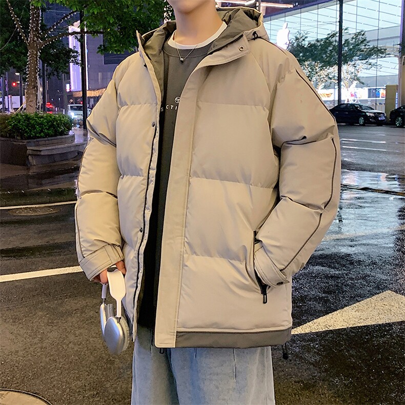 港风夜景潮牌新款连帽棉服潮流保暖棉衣M081-P90,男装棉衣,星座717