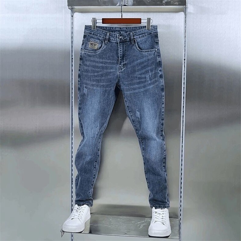1506-1/KA1851加绒/P53冬季加绒加厚高端潮牌牛仔裤男士百搭修身,男装牛仔裤,星座1506-1