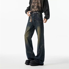 美式复古水洗小众牛仔裤高街百搭直筒阔腿裤 KZ47995--TP40,男装牛仔裤,电商A247C,电商基地 美式复古水洗小众牛仔裤高街百搭直筒阔腿裤 KZ47995--TP40,男装牛仔裤,电商A247C,电商基地