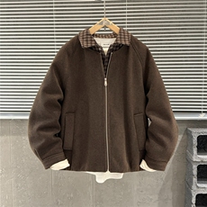 冬季新款加棉假两件拼接潮流轻奢夹克外套男款简约风潮MF388-P95，男装夹克，星座412-3